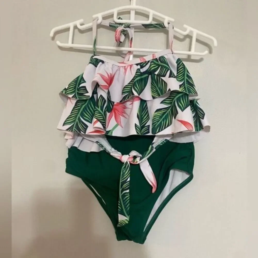 Girls size 116 6-7‎ 2 piece bathing suit bikini